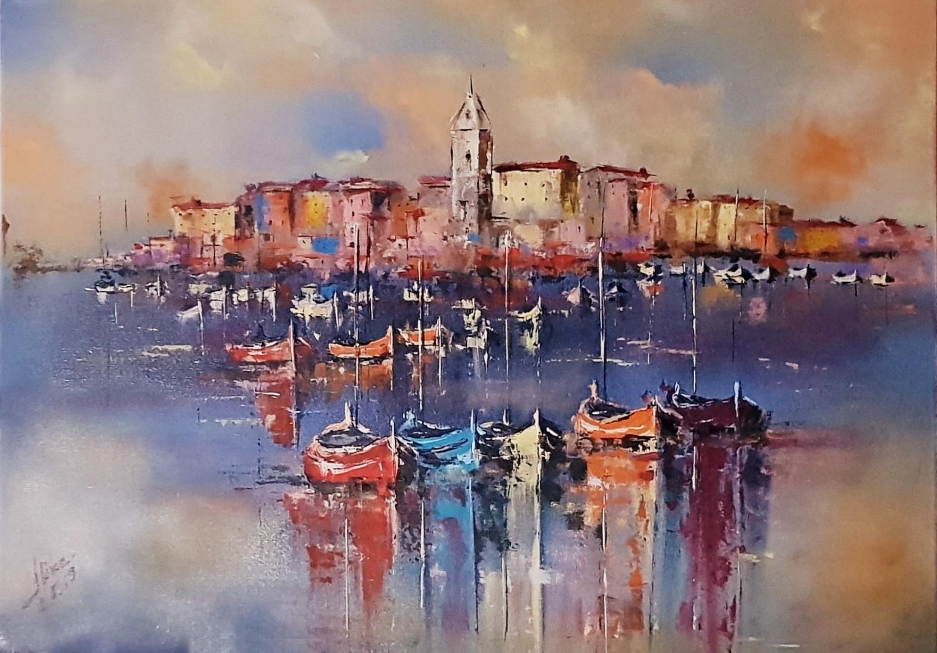 ArteDiAlina.com painting: Love colors